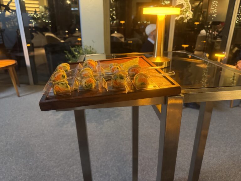 Culinary details from Morikami Art Week reception at Nobu Hotel Eden Roc Miami Beach