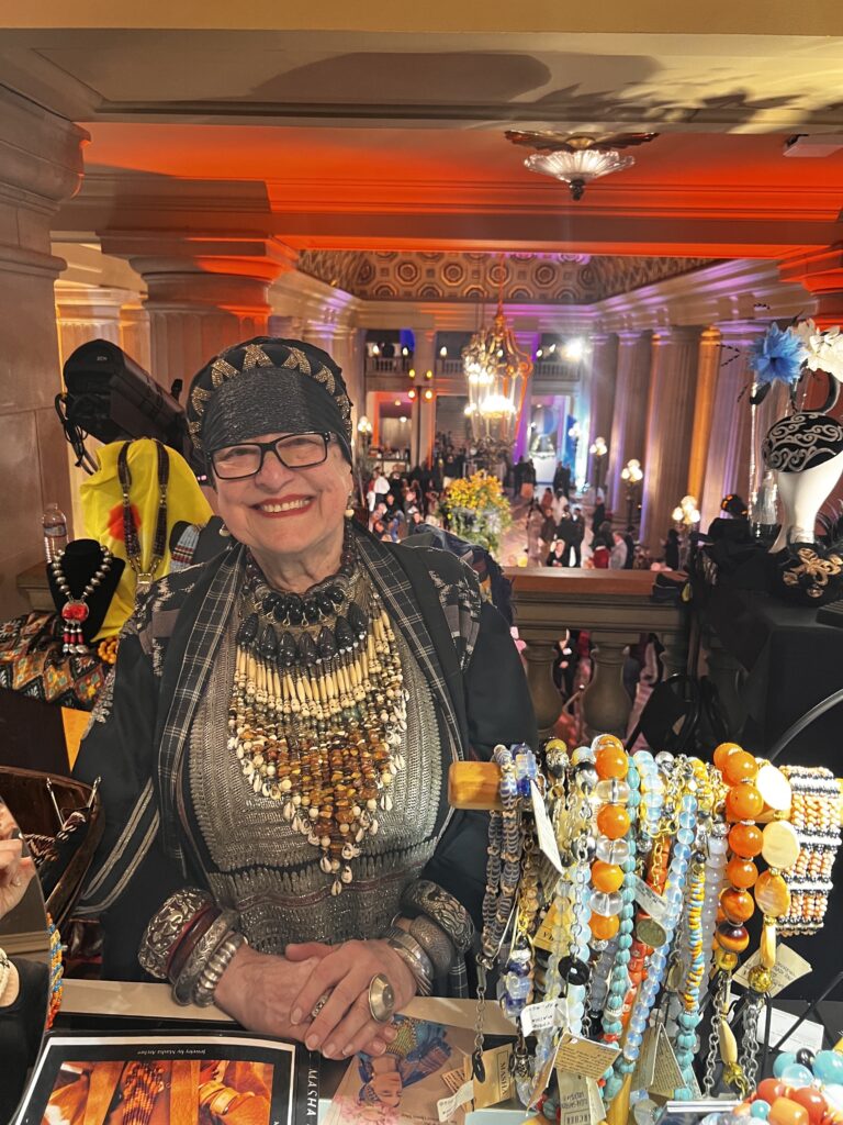 Masha Archer in her shop